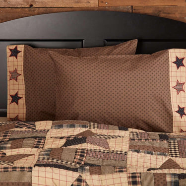 Bingham Star Standard Pillow Case Set of 2 21x30 VHC Brands - The Fox Decor